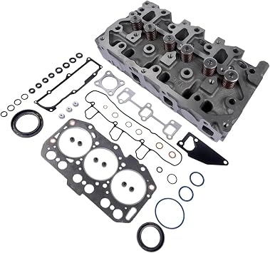 Complete Cylinder Head Assy With Full Gasket Kit, Compatible For Yanmar 3TNV80F 3TNV80 Engine