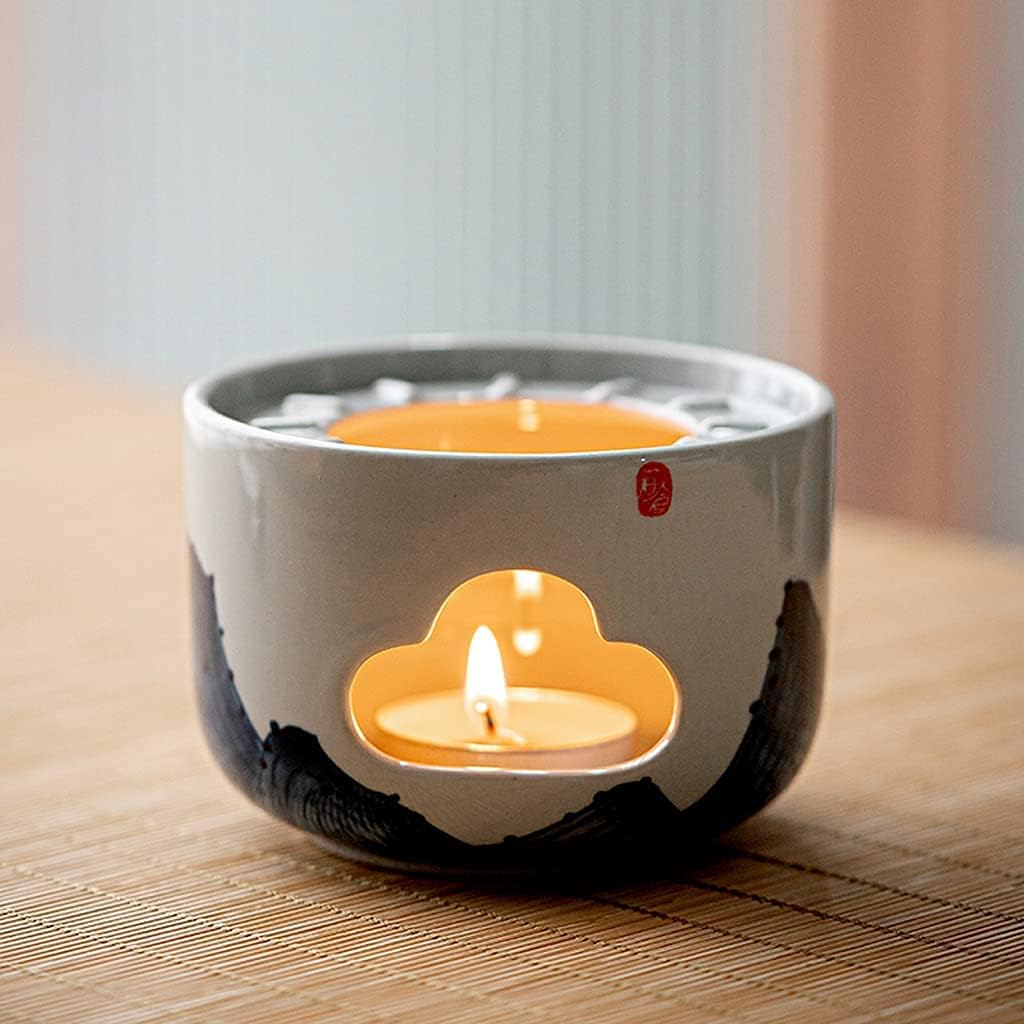 Ceramic Teapot Warmer for Glass Teapot and Other heatproof Dish Warming use