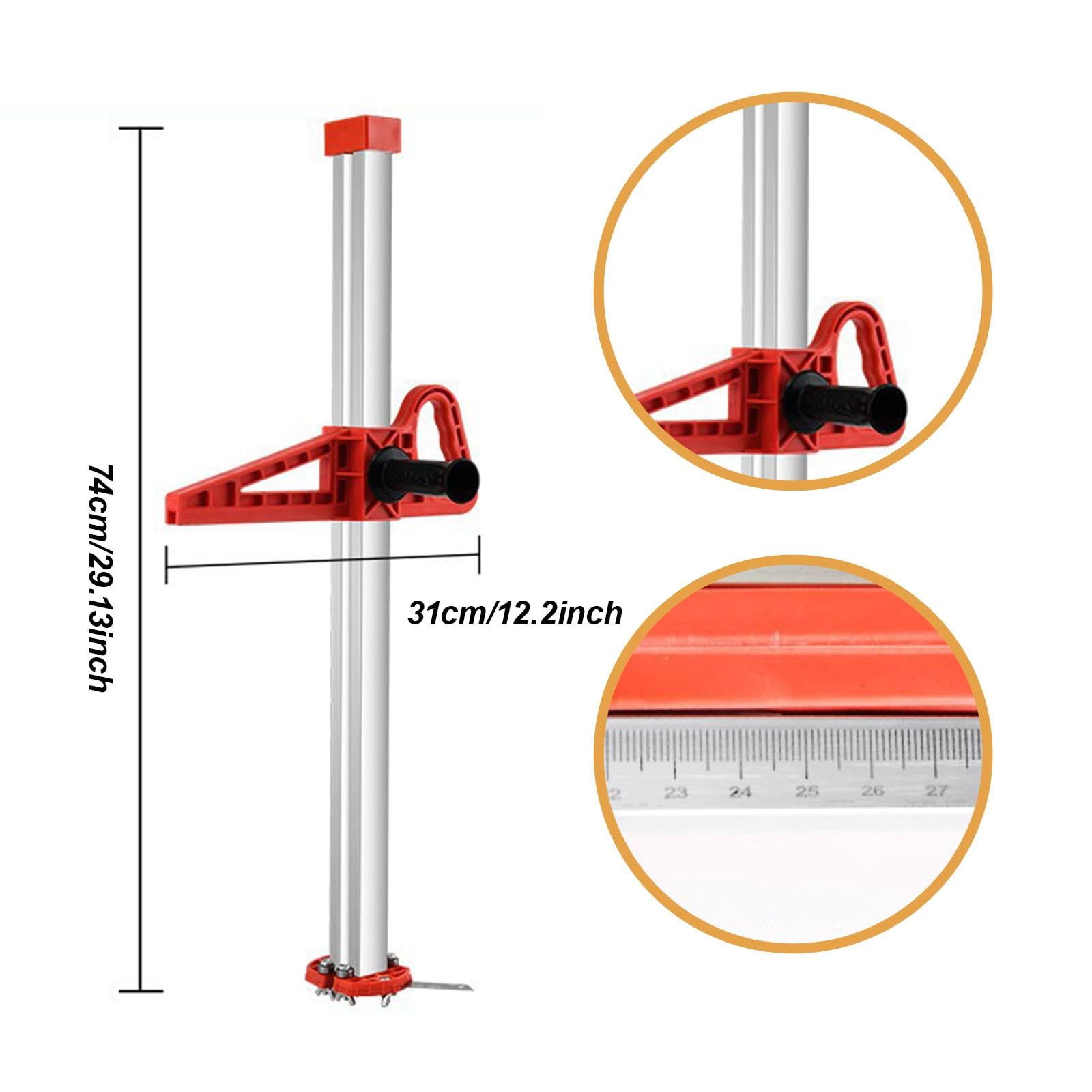 KESOTO Cortador de Paneles de Yeso Herramienta para Cortar Láminas de Yeso Mango Plegable Cómodo Acero Inoxidable Afilado Adecuado para Carpintería