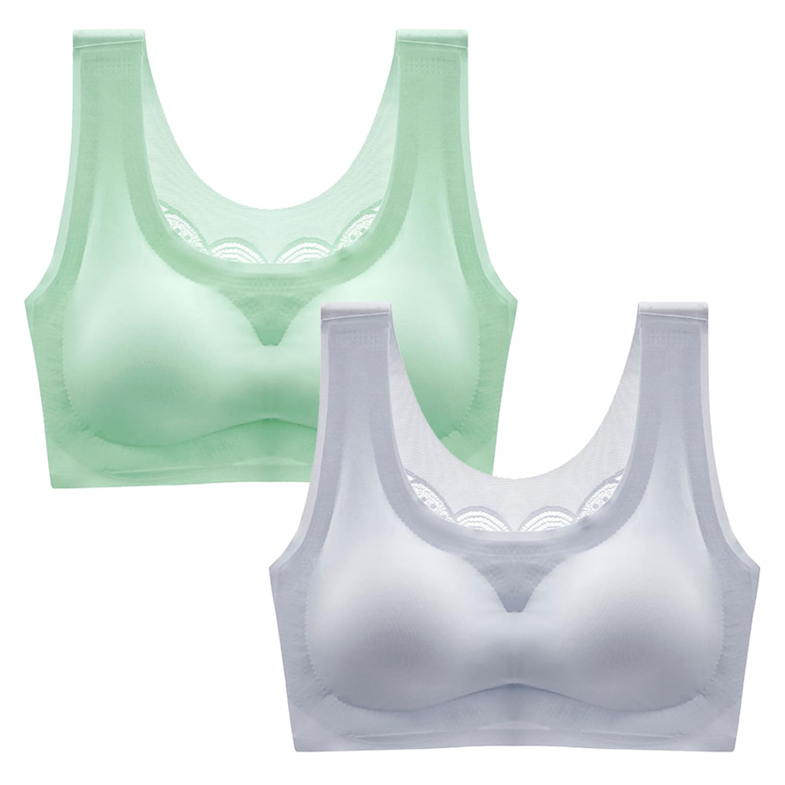 Brassiere Sport Femme sans Armature Soutien Gorge Grande Taille | brassière forte poitrine respirant invisible sous les vêtement utilisation quotidienne