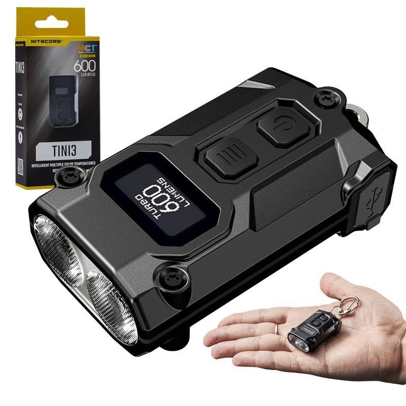 Nitecore TINI3 MCT KERYCHAIN Light - Black TINI3 MCT
