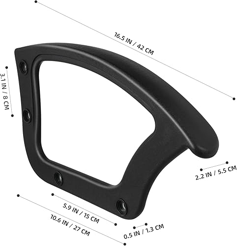 Miniatura 3 de 2 anillos de plástico para reposabrazos de silla de oficina, repuesto para sillas de juegos de escritorio, accesorios para reposabrazos para