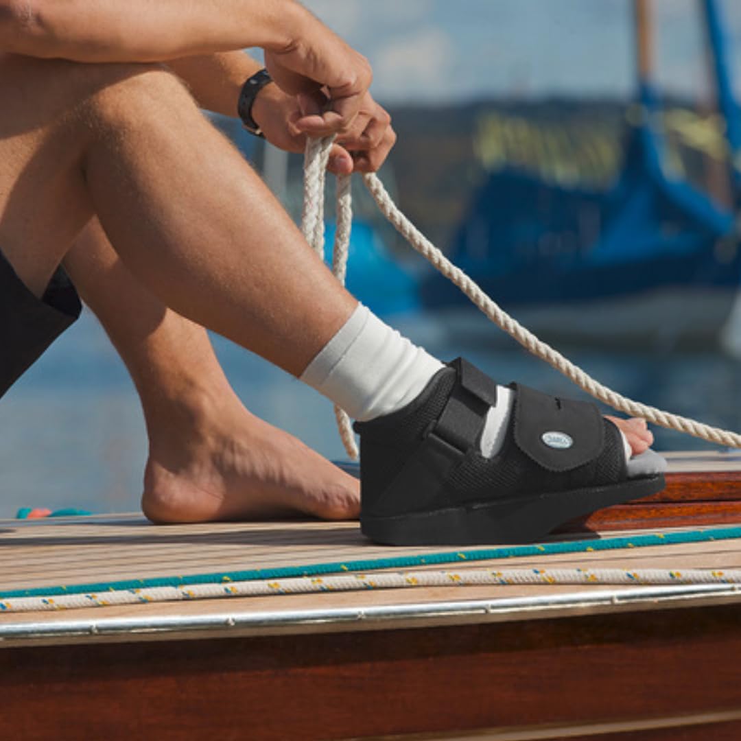 Solace Bracing Darco Orthowedge - Scarpa curativa a carico parziale - Scarpa medica per alleviare la pressione fornita dal NHS - Scarpa per la cura delle ferite per la guarigione post-operatoria
