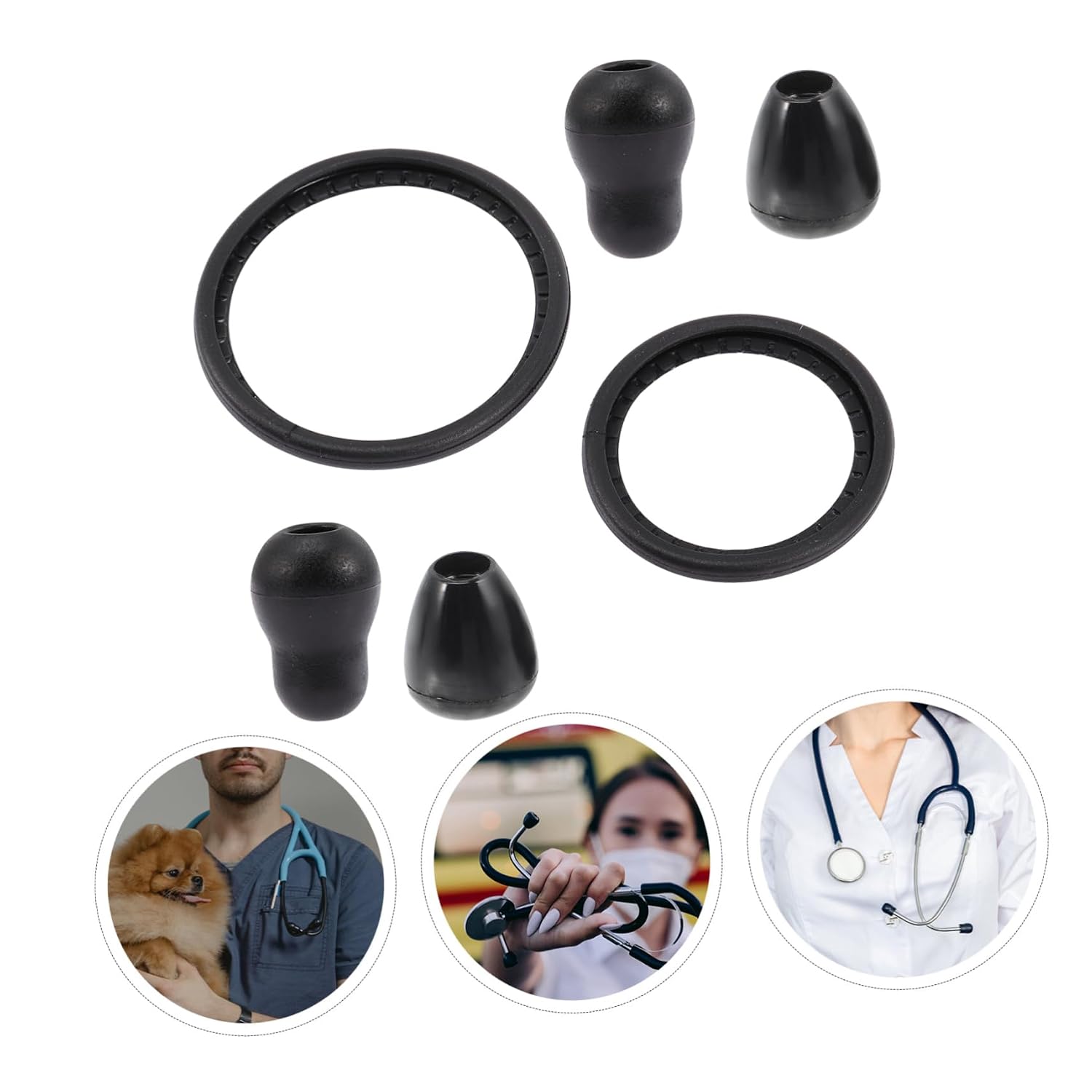 VOSAREA 1Set Pediatric Diaphragm Replacement for Includes Comfortable and Diaphragm for Enhanced Lifespan for Doctors and