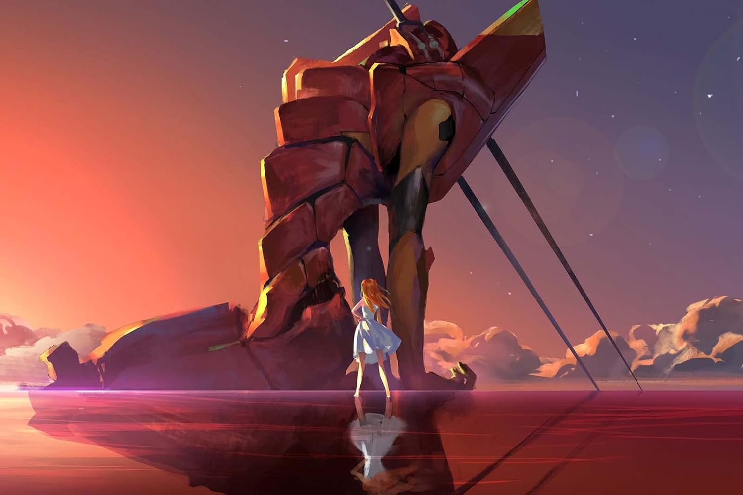 エヴァンゲリオン Q 綾波レイ ルミネ ポスター B2 フレーム付 非売品