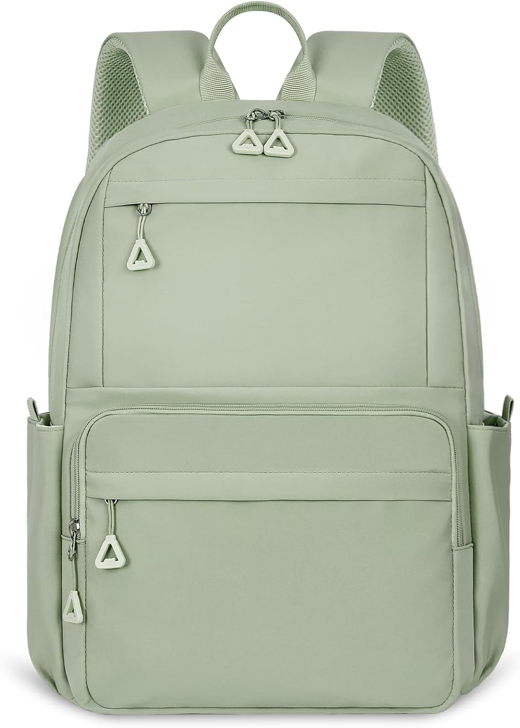 FIORETTO School Bag Lightweight School Backpack Rucksack Bag for Women Teenage Girls Boys, Water Resistant 15.6 Inch Laptop Backpack Bookbag Secondary College Work Travel Green