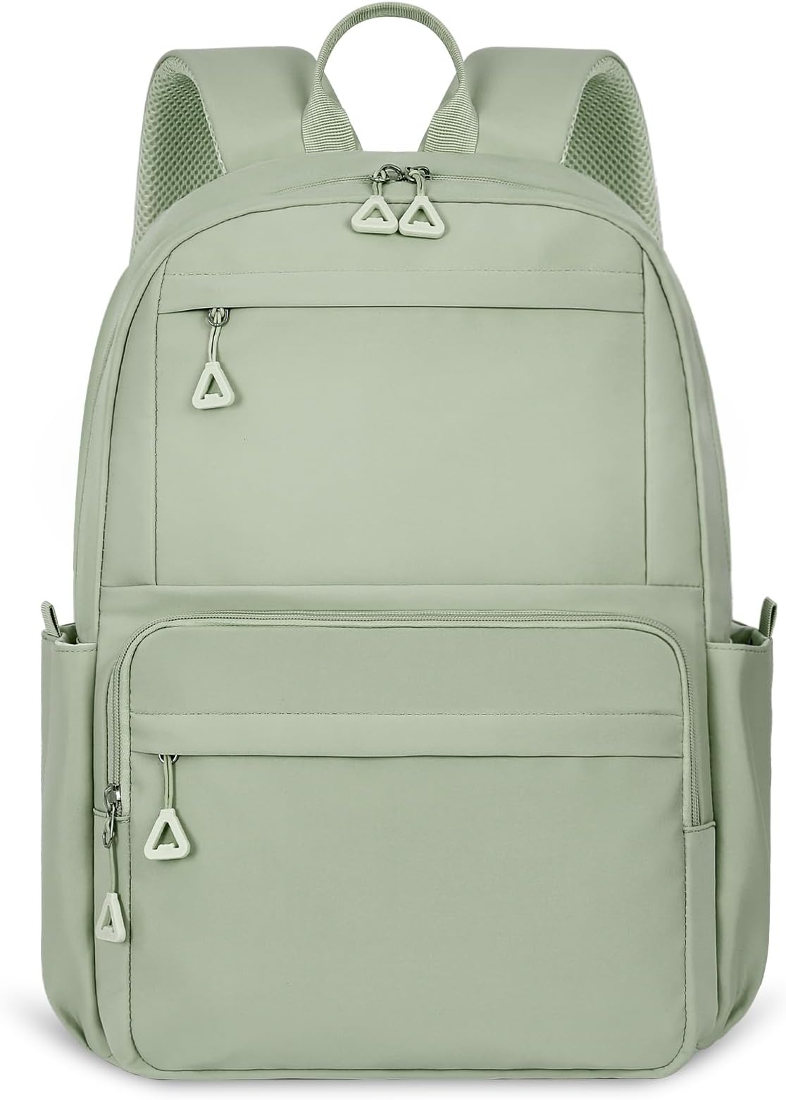 FIORETTO School Bag Lightweight School Backpack Rucksack Bag for Women Teenage Girls Boys, Water Resistant 15.6 Inch Laptop Backpack Bookbag Secondary College Work Travel (B-Green)