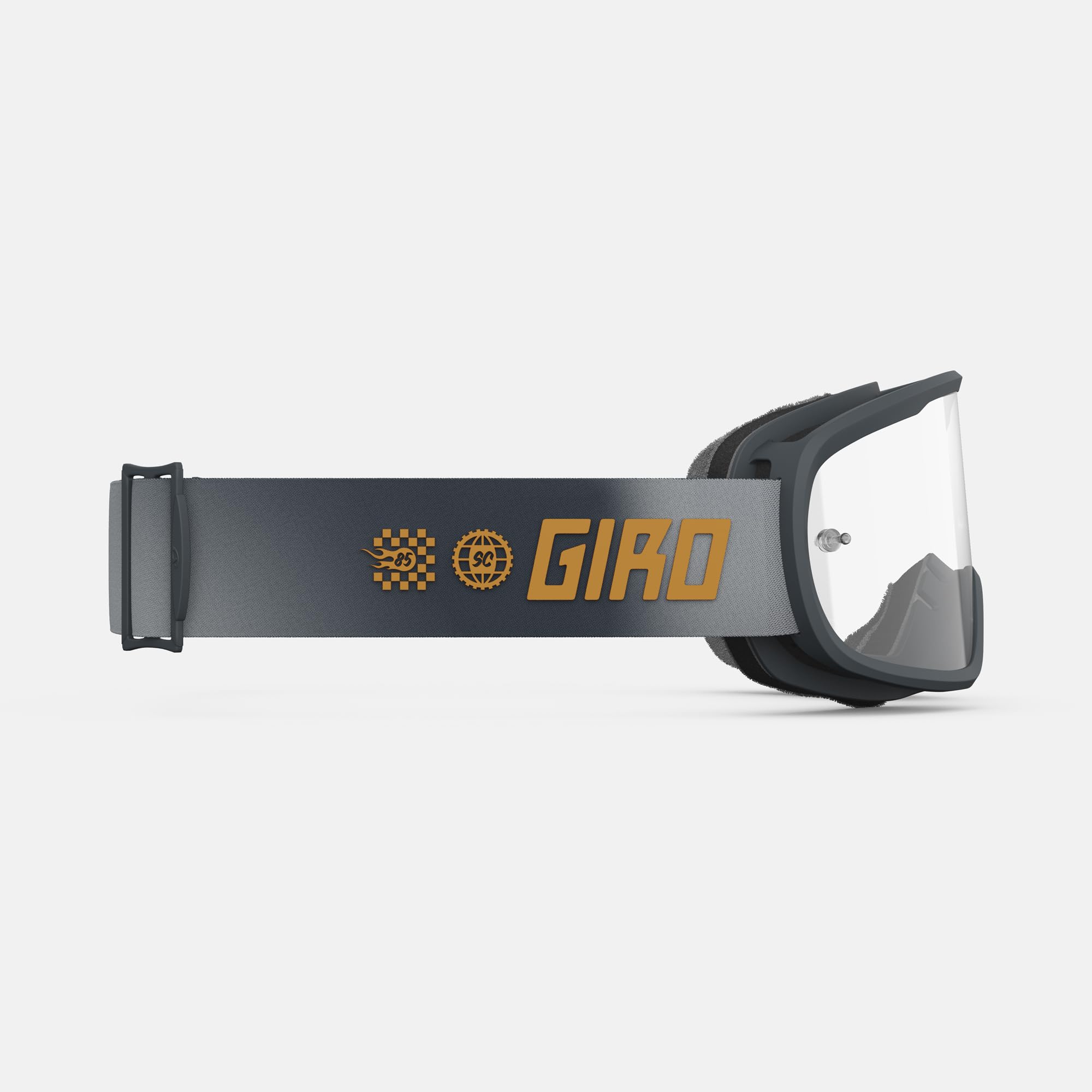 Giro Tempo - Gafas protectoras transparentes unisex para bicicleta de montaña para adultos, para MTB, todoterreno, tamaño mediano, con antivaho y sobre las gafas