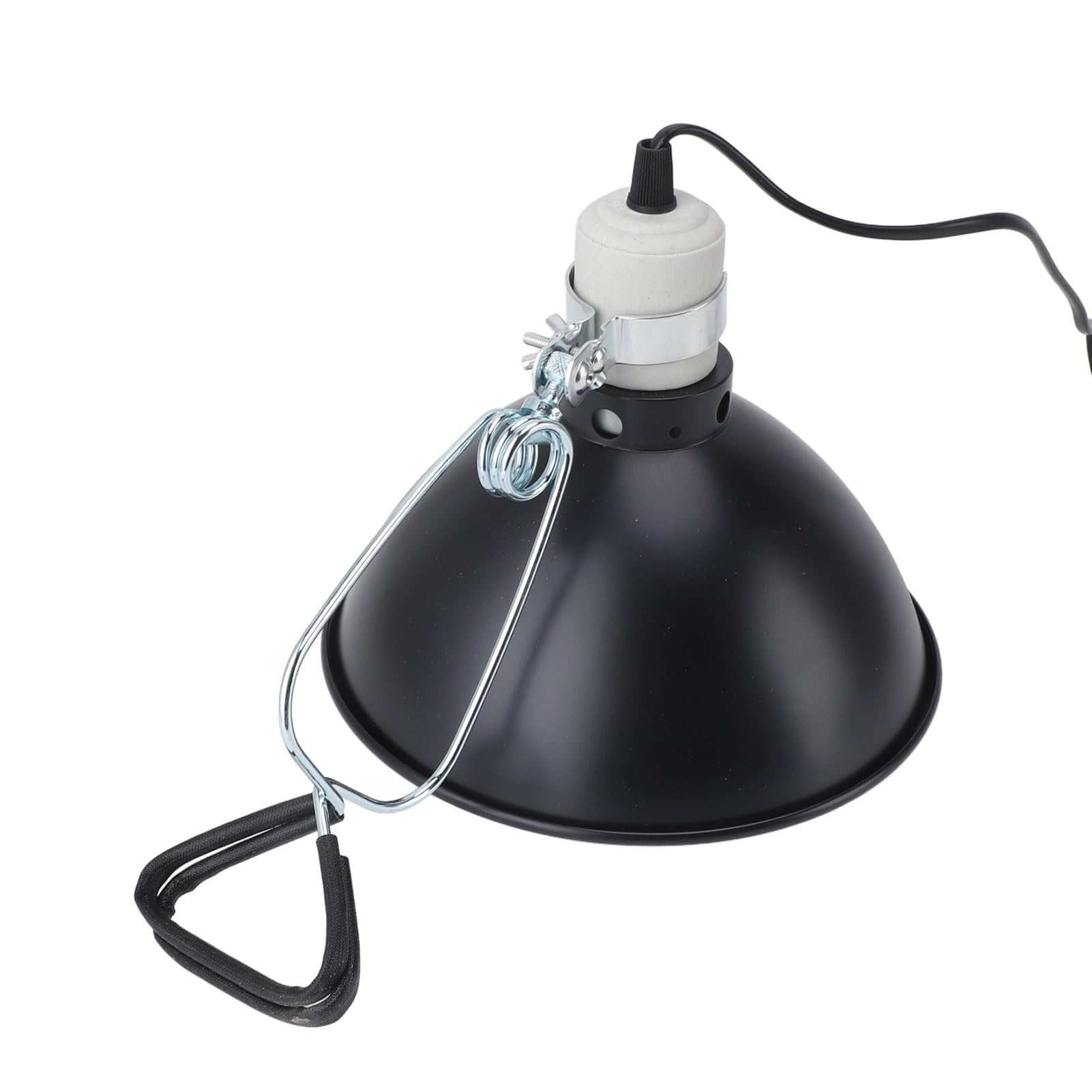 Hztyyier Paralume Riscaldante per Rettili 300W Luce UVA UVB per Lucertole Tartarughe Serpenti Realizzato in Alluminio e Acciaio Inossidabile (Spina europea 220 V)