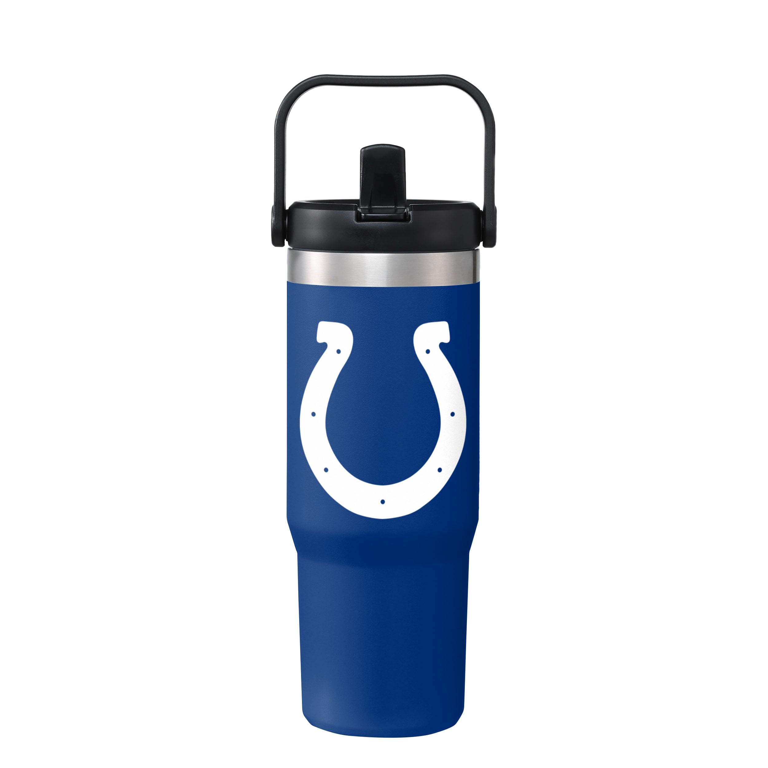 FOCO Unisex NFL Team Logo Insulated Travel Mug 30oz Straw Tumbler