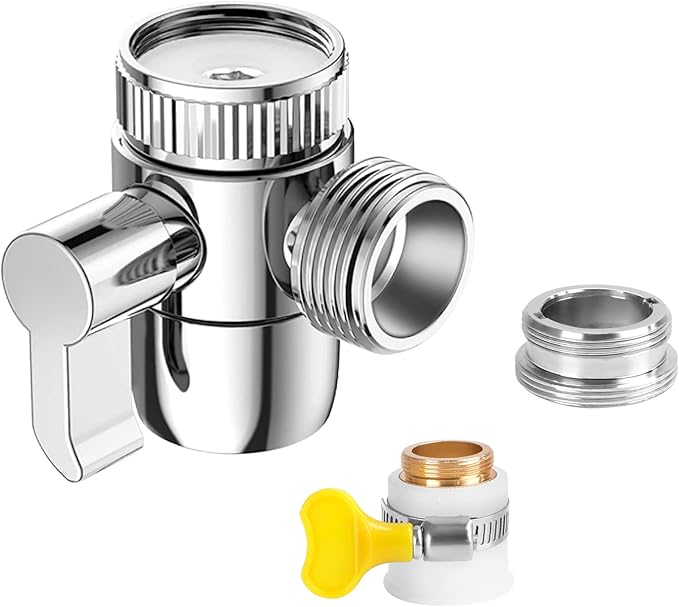 Diverter Valve Shower Attachment Brass Sink Faucet Splitter M22 X