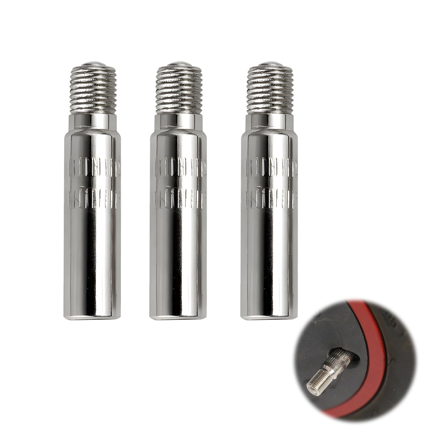 Przedłużka zaworu Autoventil, adapter Adapter zaworu Przedłużki zaworu do roweru jako część zamienna do rowerów Akcesoria rowerowe Przedłużki zaworu Idealne dla samochodów, motocykli, rowerów i