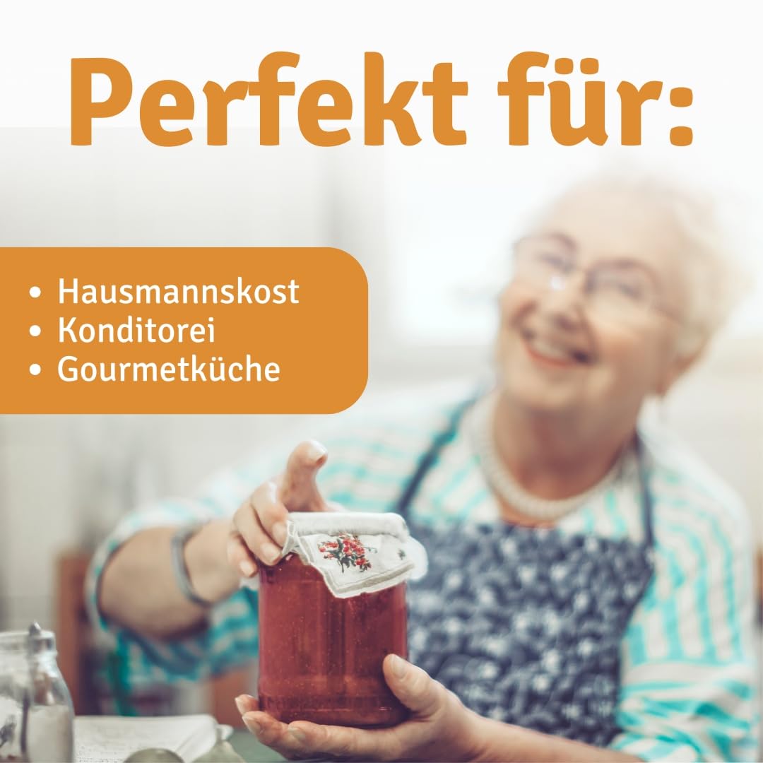 Mr.P Ingredients Pektin NH 1kg Glas, Apfelpektin, Natürliches Lebensmittel-Verdickungsmittel, Stabilisator für Fruchtaufstrich, Pektin für Marmelade, Gelatine, Vegan, Glutenfrei, Ohne GV