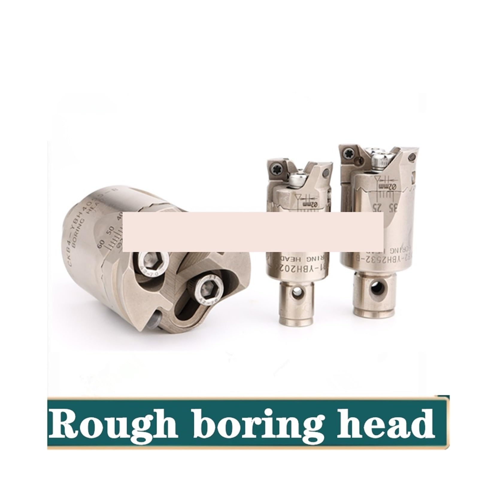 Cabezal de mandrinado de desbaste ajustable, Cabezal de mandrinado desbaste de doble filo ajustable RBH 25-33 32-42 40-55 68-92 BT30 BT40 LBK(20-25)