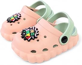 GLJ Naughty Angel First Walking Shoes for Baby Girls, Kids Clogs Slippers for Beach, Pool, Yard, Garden, Camping, Travel