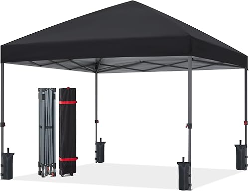 Miniatura 18 de ABCCANOPY Toldo desplegable – Tienda de campaña portátil para patio al aire libre resistente para patio trasero y terraza con 4 bolsas de arena