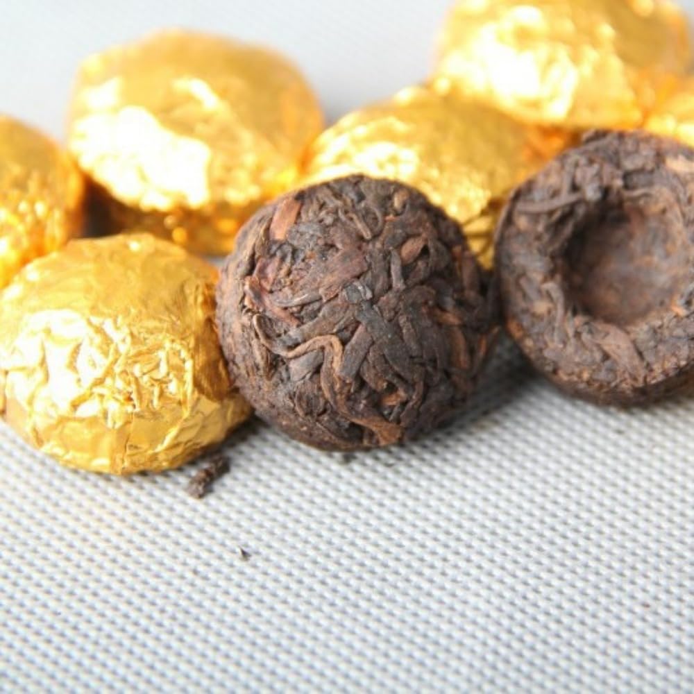 Starzejący Się Zapach Herbata Pu'erh Ripe 75g Herbata Czarna, Łagodna Dojrzała Herbata - Oryginalny Smak Mała Tuocha