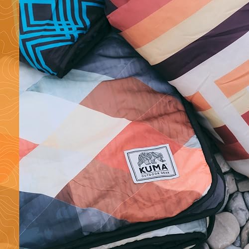 Miniatura 4 de Kuma Outdoor Gear Kuma Kamp - Manta con paquete de cosas, manta de camping portátil de lujo aislada con bolsa de transporte para glamping, picnic,