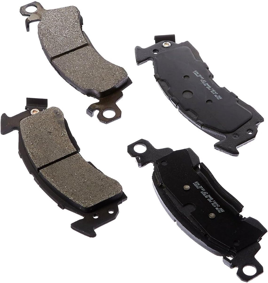 Bosch BC52S QuietCast Premium Ceramic Disc Brake Pad Set For Select 1968-96 Buick; 1967-96 Cadillac, Checker, 1968-02 Chevrolet, 1970-02 GMC, 1974-91 Jeep, 1967-92 Oldsmobile, 1969-89 Pontiac; Front