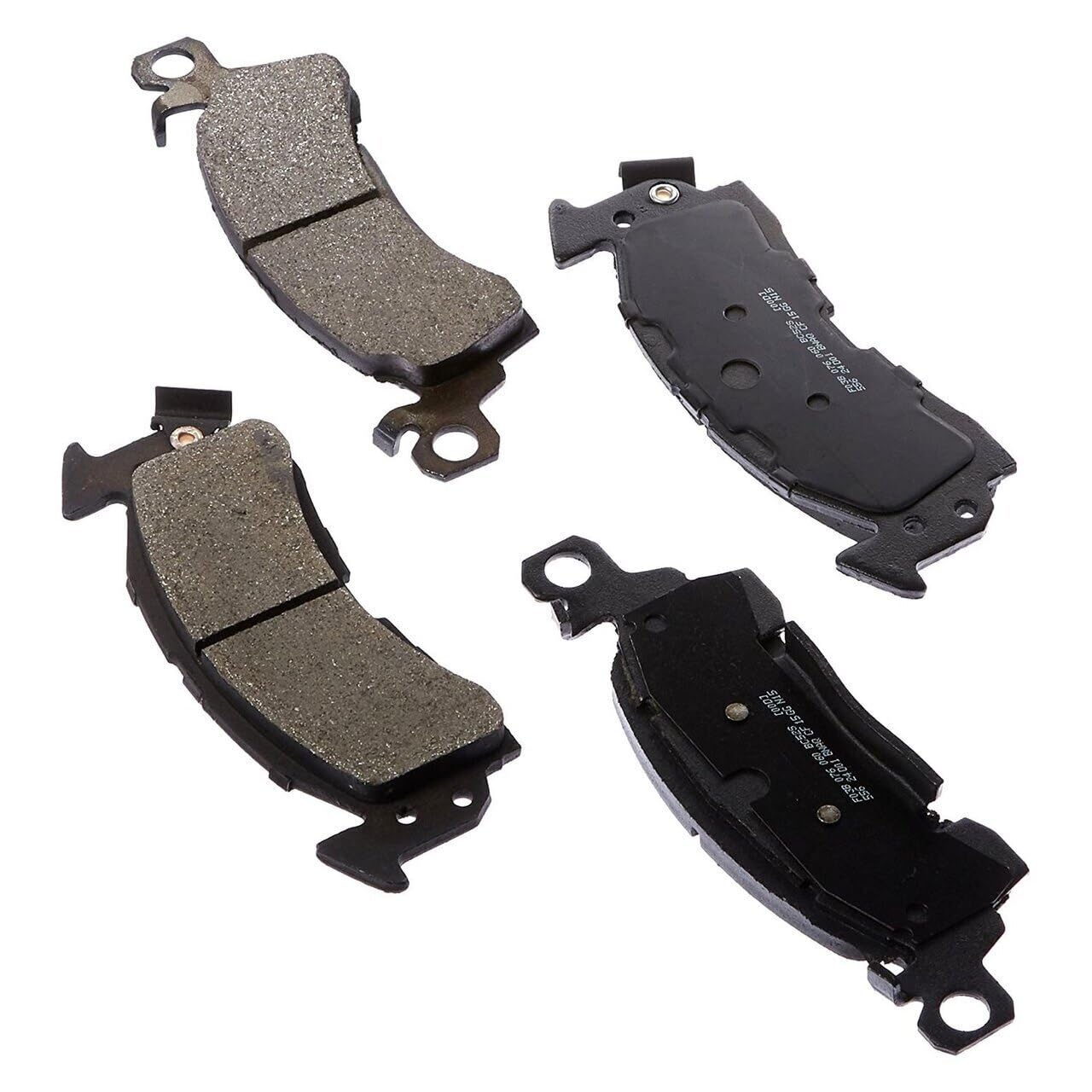 Bosch BC52S QuietCast Premium Ceramic Disc Brake Pad Set For Select 1968-96 Buick; 1967-96 Cadillac, Checker, 1968-02 Chevrolet, 1970-02 GMC, 1974-91 Jeep, 1967-92 Oldsmobile, 1969-89 Pontiac; Front