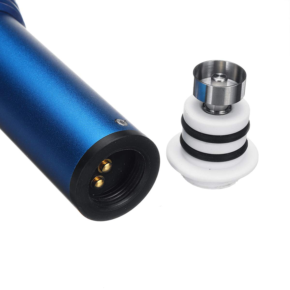 G9 Henail Mini Pipa De Vidrio De Agua Botella De Paja Cristalería Shisha Chicha - Azul