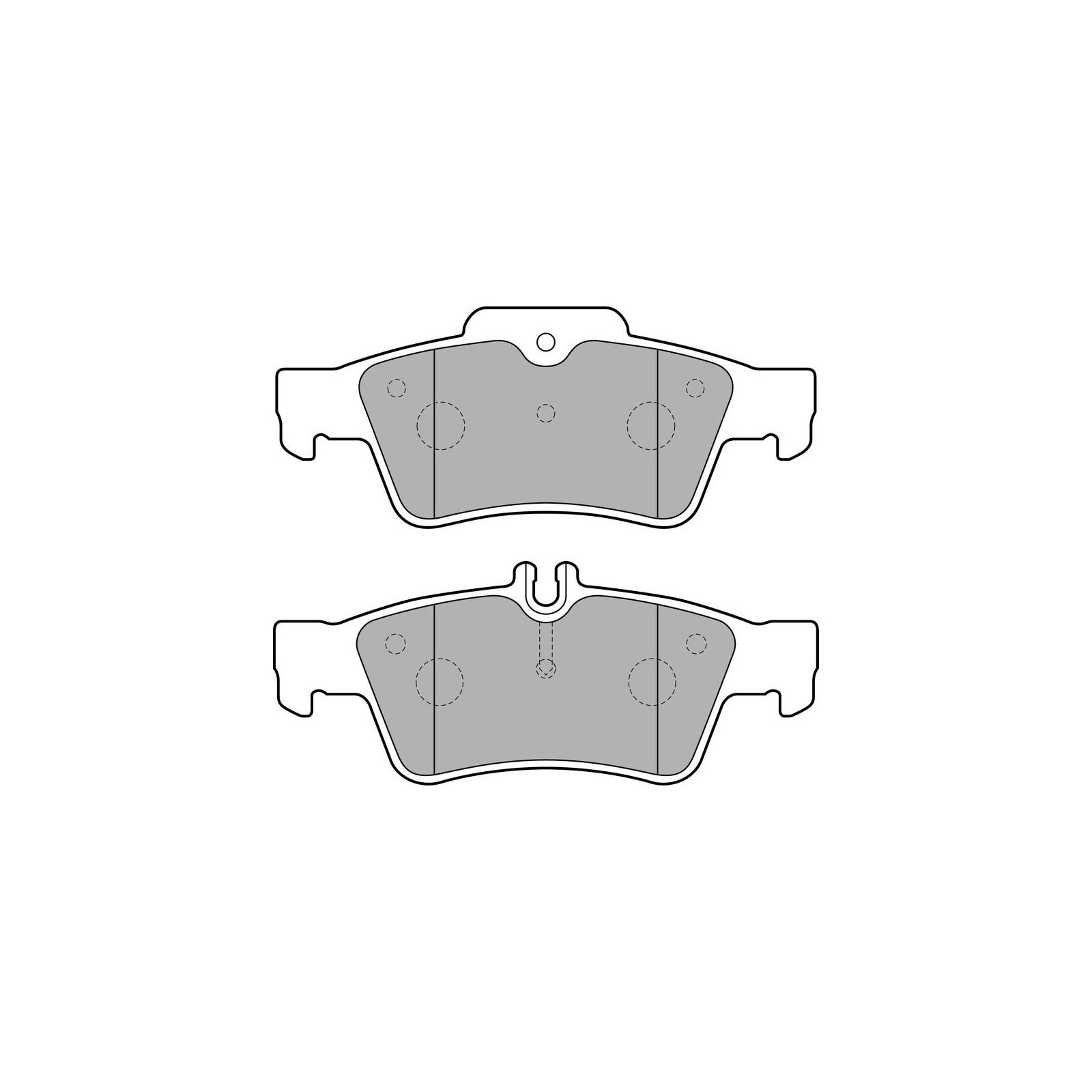 Delphi Fren Balatası Arka Mercedes-Benz C 55 Amg 04-07, Cls 280 08-10, Cls 300 09-10, Cls 350 06-10, Cls 500 06-10, E 200 04-08, E 230 07-08, E 240 02-08, E 280 06-08, E 320 02-08 LP1868