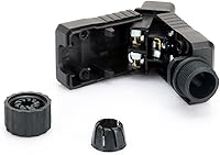 Vista 4 de Paquete de 2 adaptadores de corriente IEC 320 C19, conector C19 enchufe hembra IEC C19, IEC 320 C19 hembra DIY adaptador de conector de alimentación