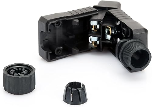 Miniatura 4 de Strhowill Paquete de 2 adaptadores de corriente IEC 320 C19, conector C19 enchufe hembra IEC C19, IEC 320 C19 hembra DIY adaptador de conector de