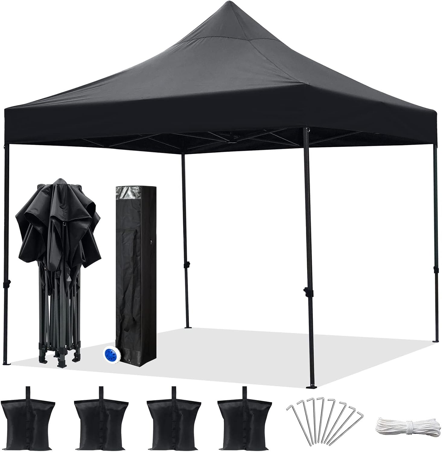 NA-1 Tonnelle De Jardin 3x3m Pliable Tente Réception Pavillon Tente