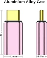 Vista 7 de Adaptador USB-C macho a Lightning hembra (paquete de 2), carga rápida PD y transferencia de datos para iPhone 15/15 Plus/15 Pro/15 Pro Max, iPad