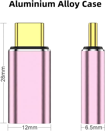 Miniatura 7 de Adaptador USB-C macho a Lightning hembra (paquete de 2), carga rápida PD y transferencia de datos para iPhone 1515 Plus15 Pro15 Pro Max, iPad Air,