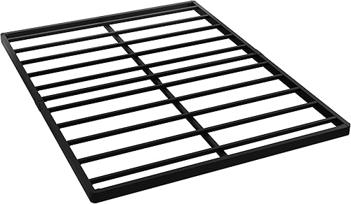 Miniatura 35 de Somier individual XL de 9 pulgadas, base de cama de metal resistente con funda de tela, base de colchón, fácil montaje, sin ruido, color negro 9