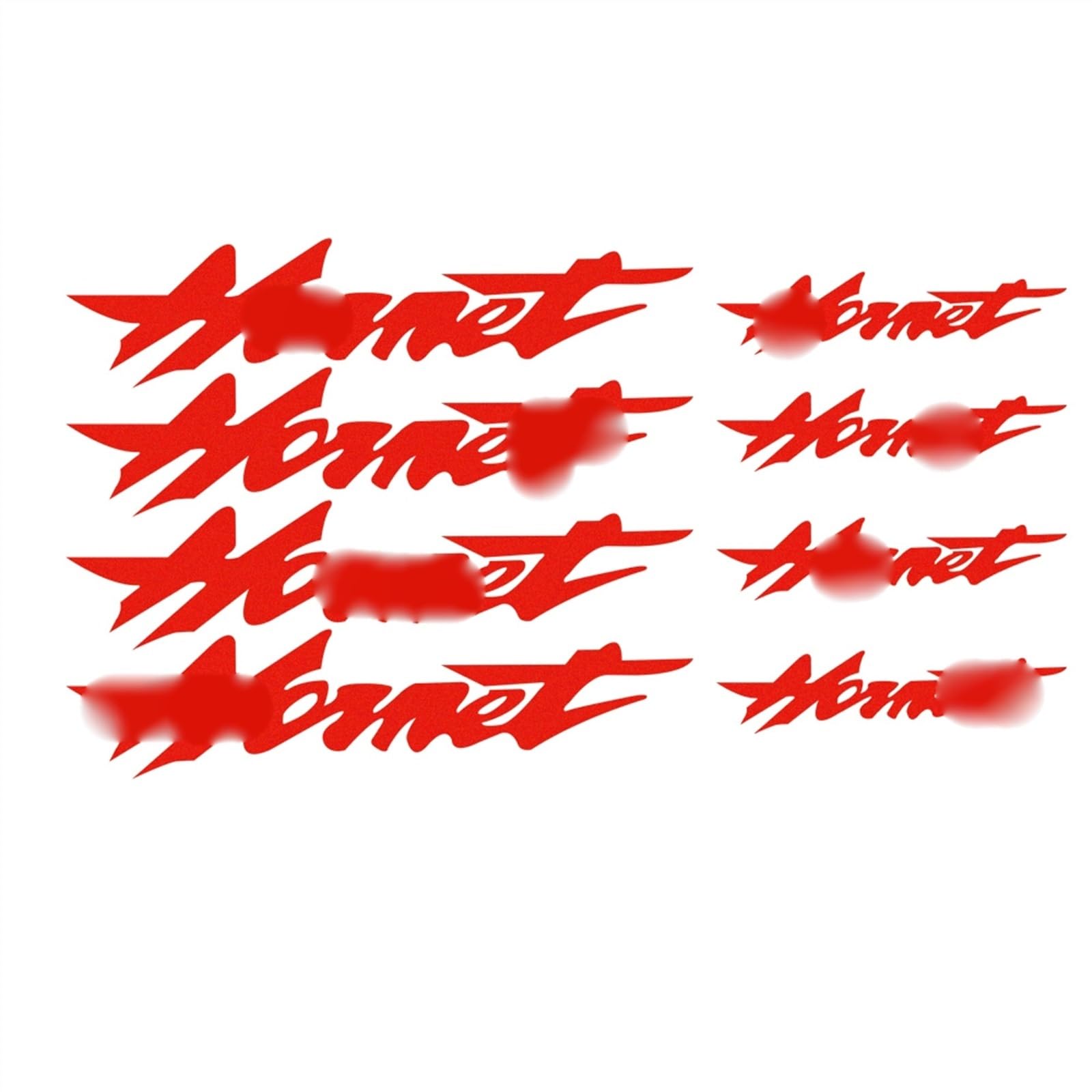 Frynuzb A2 Applique Motorcycle Wheel Stickers For H&Ornet 600 900 250 Reflective Decoration Rim Decals(,C)