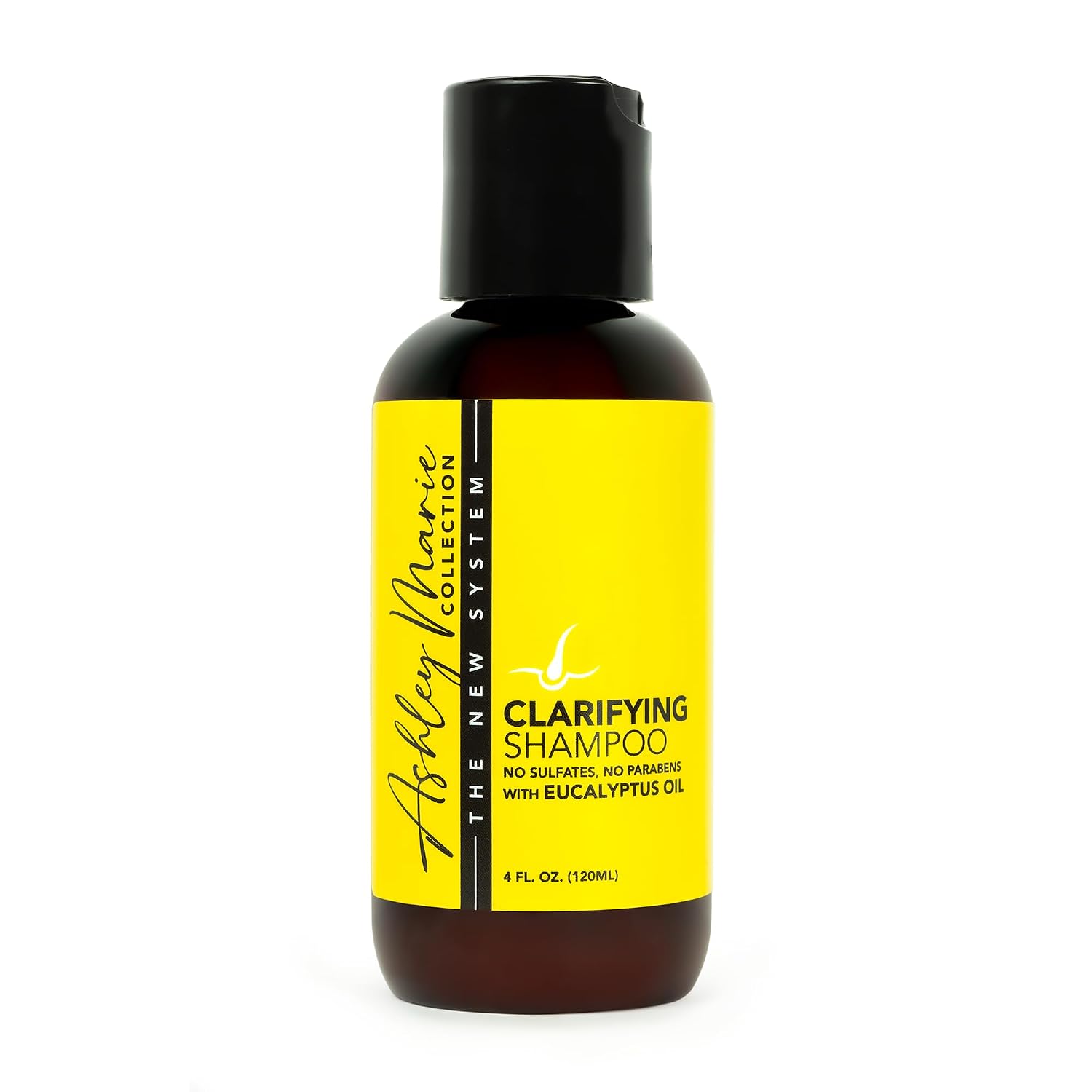 The Hair Diagram - Ashley Marie Clarifying Shampoo - Nourishing Natural Cleansing Formula For Hair & Scalp - Eucalyptus Oil Shampoo - Refreshing Aroma - Color Safe - Paraben & Sulfate Free - 4 oz