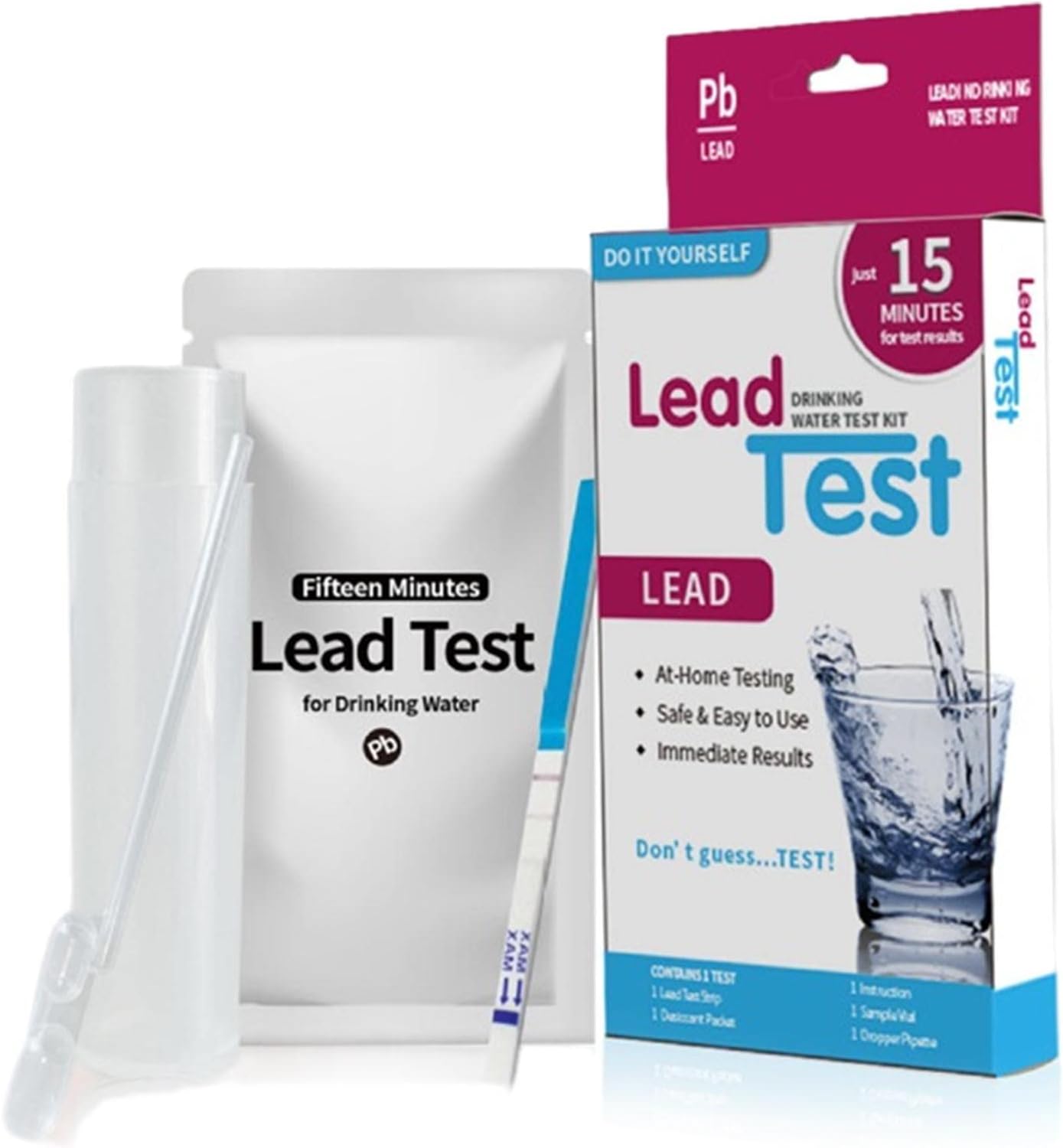Drinking Water Lead Test Kit Lead Pb Test Strip For Drinking Water, Tap