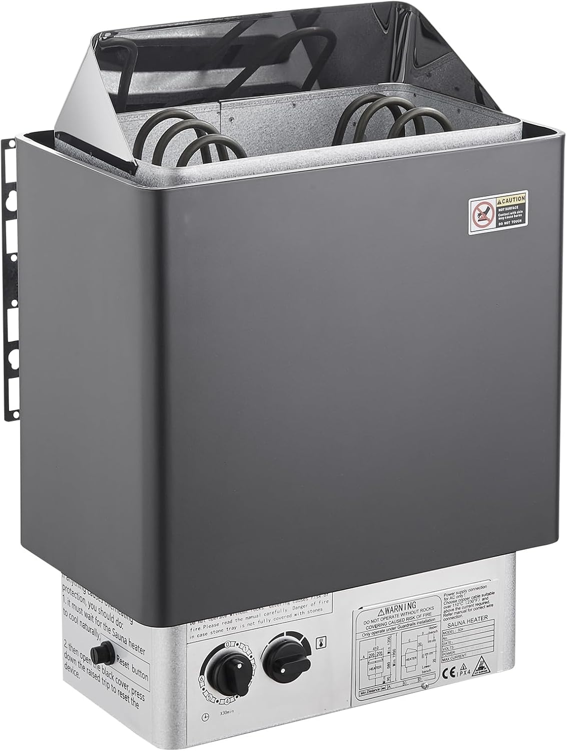 Zoorse Sauna Heater, 3KW 220V Electric Sauna Stove, Steam