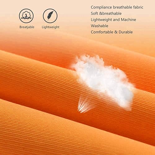 Miniatura 4 de Chaleco de seguridad reflectante naranja con 5 bolsillos, chaleco de alta visibilidad ANSI Clase 2 para hombres, mujeres, niños, topógrafos