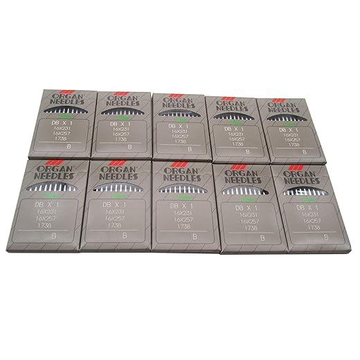 Organ Needle -#Organ-DBX1 100PCS Japan Organ Sewing Machine Needles Compatible with/Replacement for JUKI Brand DDL-555,DDL-5530, DDL-5550 DDL-8700 DDL-8700-7 (Organ-DBX1 12/80)