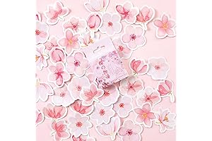 Enrich Your Artistic Journey with Obujopal's Exquisite Cherry Blossom Stickers: A Journey of Aesthetic Elevation