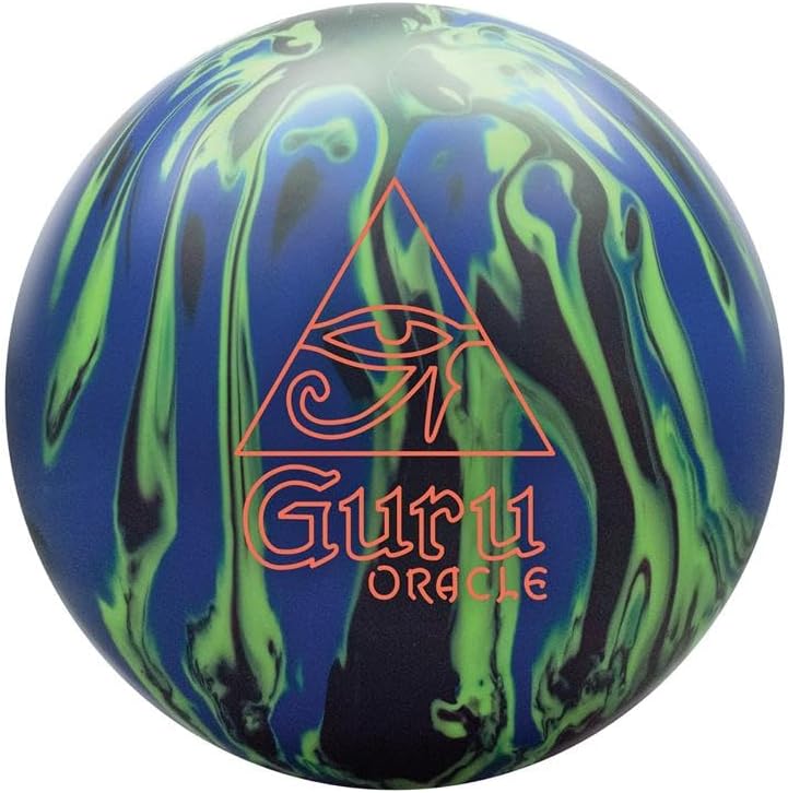 Radical PRE-DRILLED Guru Oracle Bowling Ball - Black/Yellow/Blue(This Item Includes a Free Bowlerstore Rubber Shammy- Colors Will Vary for The Shammy)