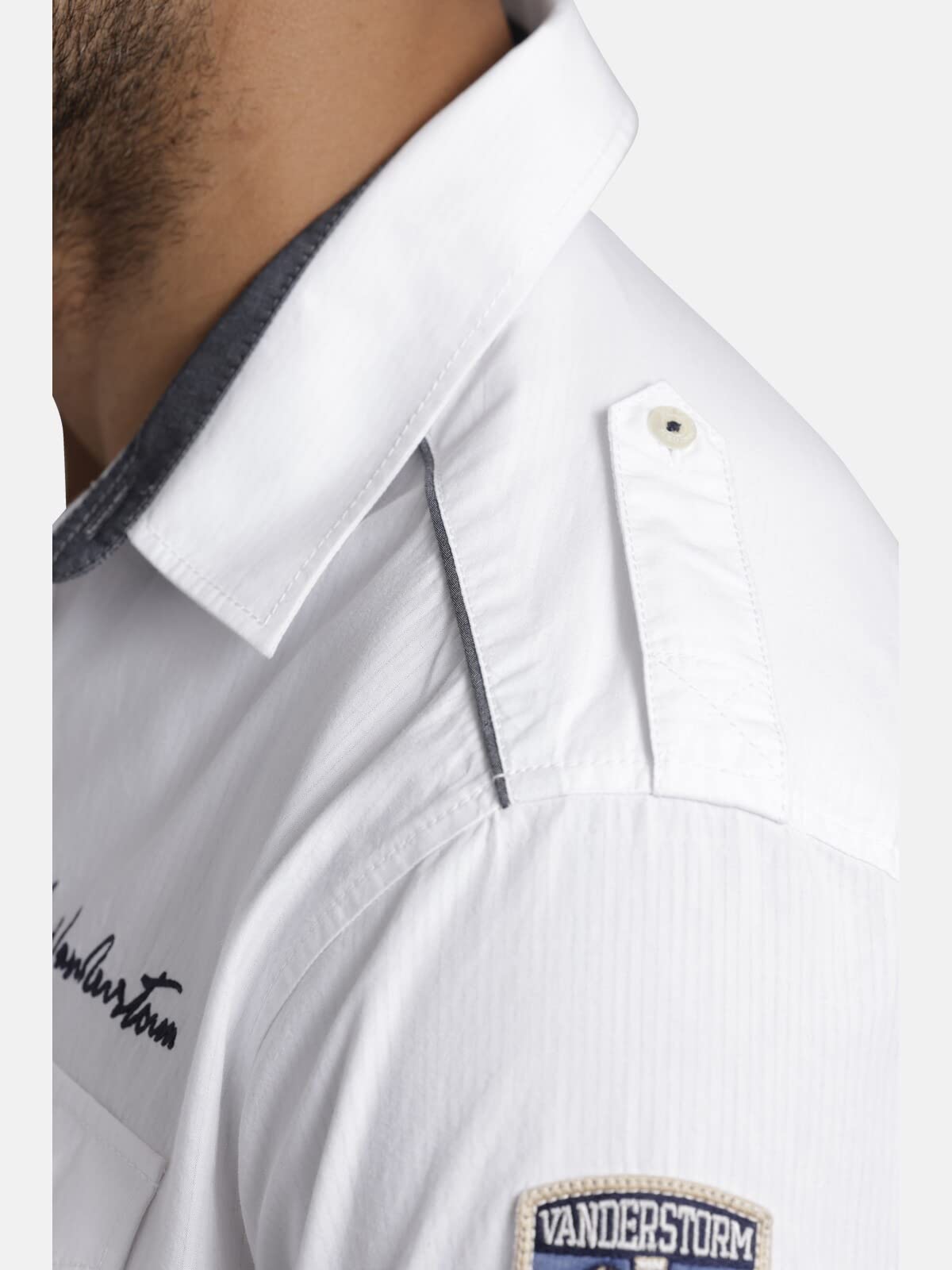 Jan Vanderstorm Camicia da uomo a maniche corte Skirnir