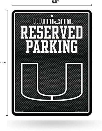 Miniatura 126 de Letrero de metal NCAA de 8.5 x 11 pulgadas, ideal para cueva de hombre, dormitorio, oficina, decoración del hogar Primario