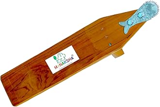 Handcrafted Movable Coconut Scraper | Grater | Chopper | Peeler | Thengathuruvi |Stainless Steel Blade Chirava for Kitchen -Perfect for Every House (Yellow) 500g (Floor Type)