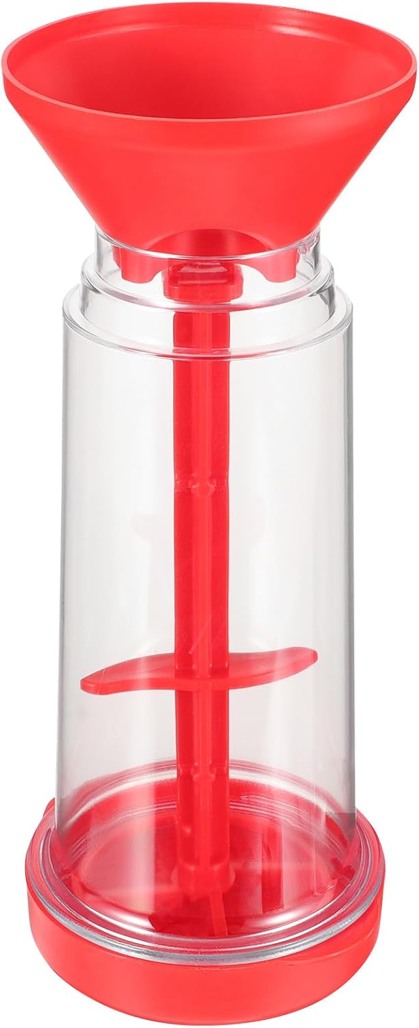 Manual Flour Sifter Fine Mesh Kitchen Baking Tool Plastic Handheld Rotating Powdered Sieve for Home Use
