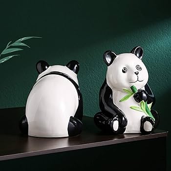 Amazon.co.jp: 貯金箱 銀行 貯蓄銀行 パンダの形をした貯金箱の