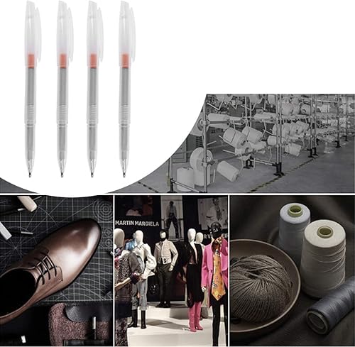 Miniatura 2 de GREUS Marcadores lavables de gran capacidad, paquete de 24 rotuladores semipermanentes de tela, marcadores de tela de costura permanentes para ropa,