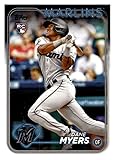 Dane Myers RC 2024 Topps #188 ROOKIE NM-MT Baseball Marlins