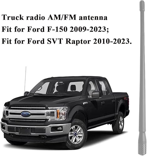 Miniatura 3 de Antena de radio para camión compatible con Ford F150 Raptor F250 F350 (2009-2023) y para camiones Dodge RAM 1500 2500 3500 (2009-2023)  Recepción de