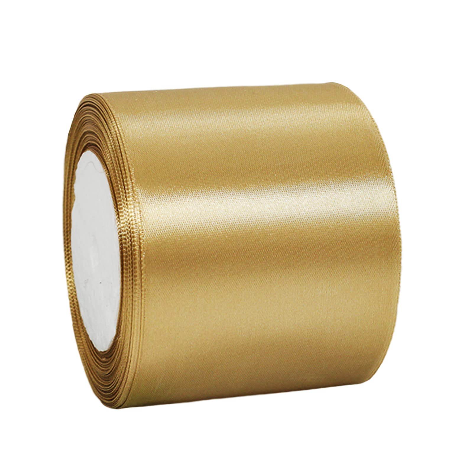 50mm Wide White Ribbon Thick Wedding Car Ribbon 22m, 2 inch Thick White Satin Ribbon for Gift Wrapping Wedding Car Christmas Birthday Cake Hair Bow Florist Bouquet Crafts Decorations — view 49