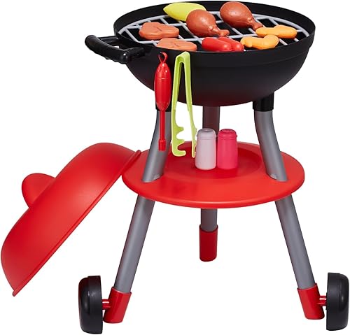 Miniatura 11 de VEVOR Juego de 28 piezas de parrilla de barbacoa, juguetes para niños con sonido y luz, juego de chef interactivo, juego de cocina interactivo,